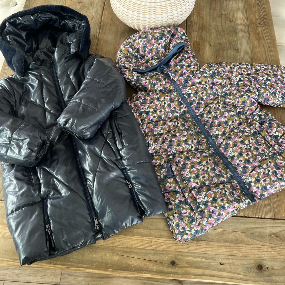 All in Motion Kids'  Puffer and Mayoral navy long jacket